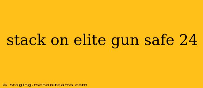 stack on elite gun safe 24