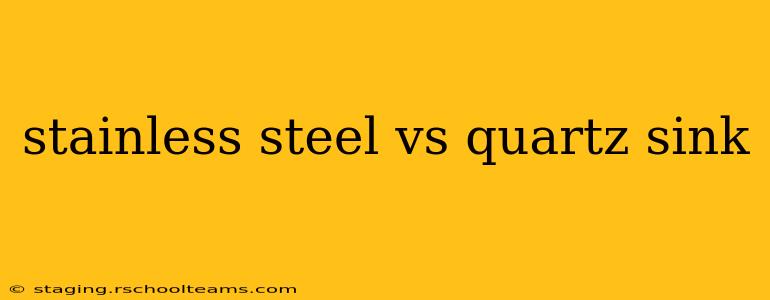 stainless steel vs quartz sink