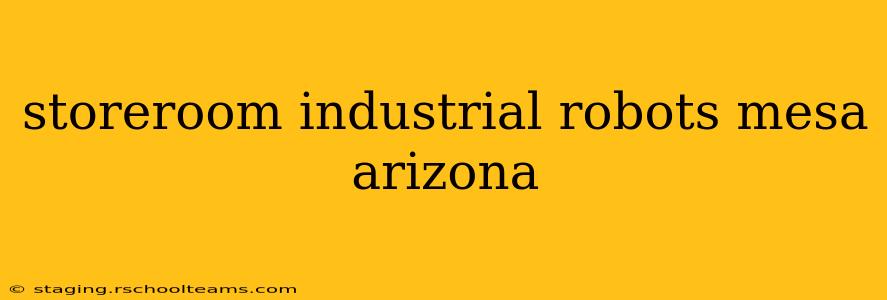 storeroom industrial robots mesa arizona