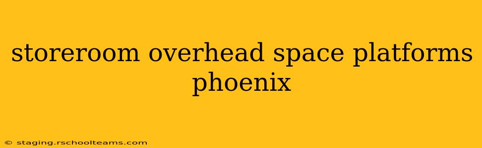 storeroom overhead space platforms phoenix