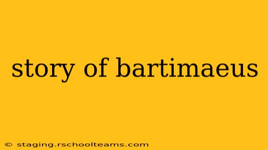 story of bartimaeus