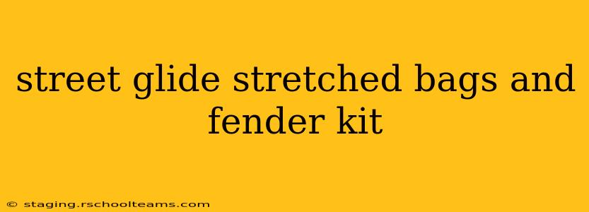 street glide stretched bags and fender kit