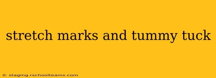 stretch marks and tummy tuck