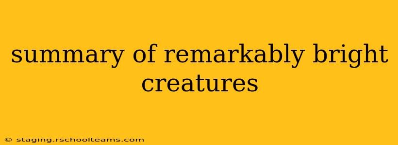 summary of remarkably bright creatures