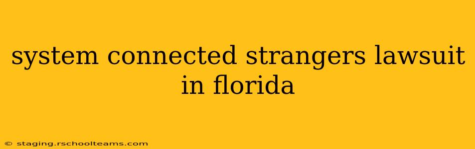 system connected strangers lawsuit in florida