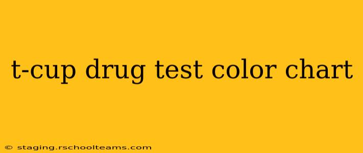 t-cup drug test color chart