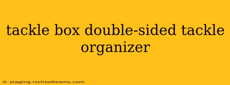 tackle box double-sided tackle organizer