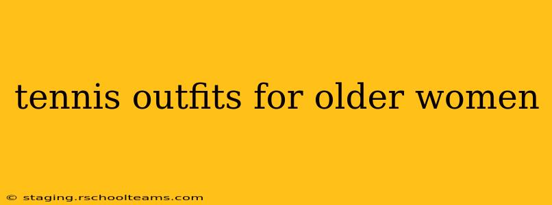 tennis outfits for older women