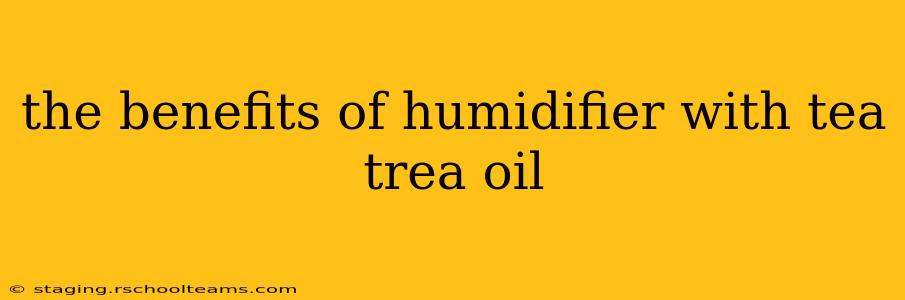 the benefits of humidifier with tea trea oil