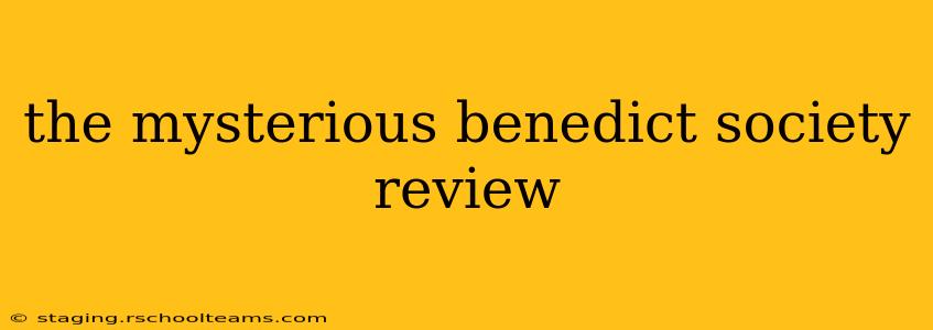 the mysterious benedict society review