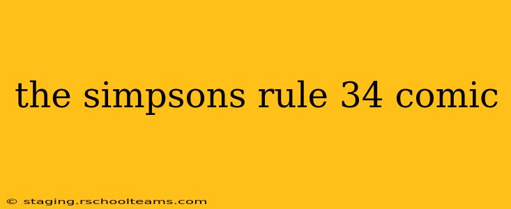 the simpsons rule 34 comic