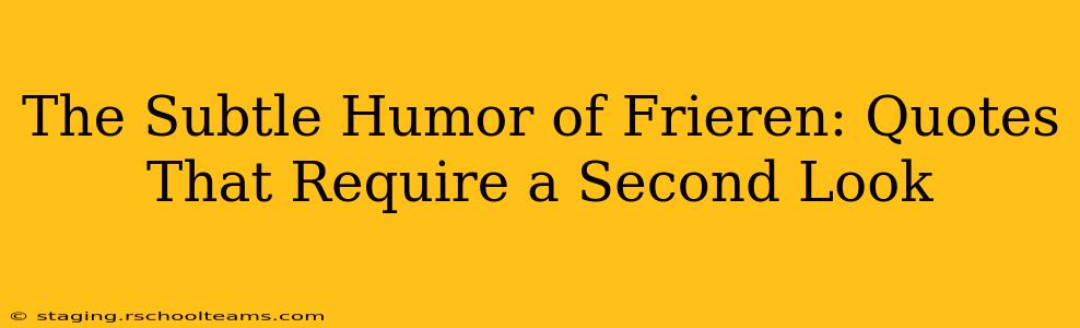 The Subtle Humor of Frieren: Quotes That Require a Second Look