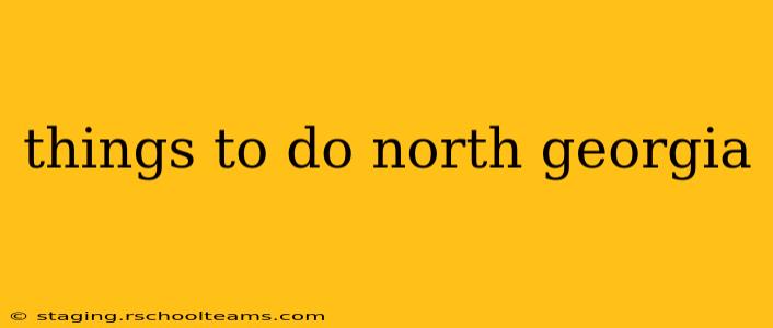 things to do north georgia