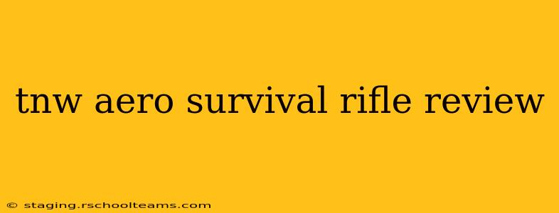 tnw aero survival rifle review
