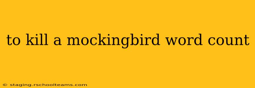 to kill a mockingbird word count