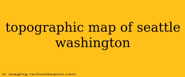 topographic map of seattle washington