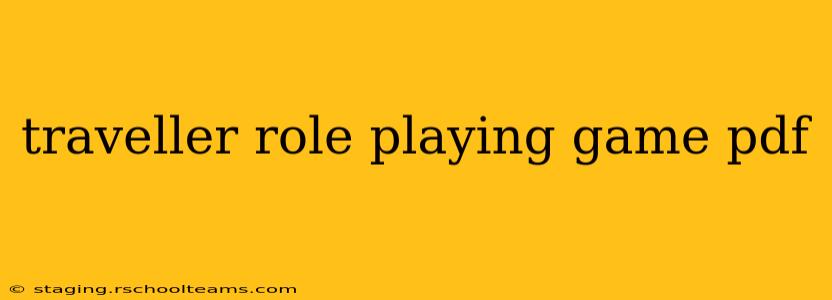 traveller role playing game pdf