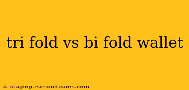 tri fold vs bi fold wallet
