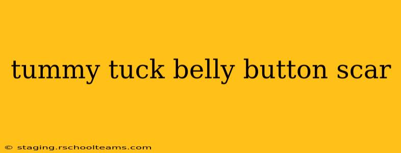 tummy tuck belly button scar