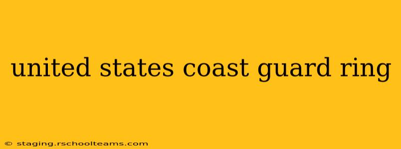 united states coast guard ring