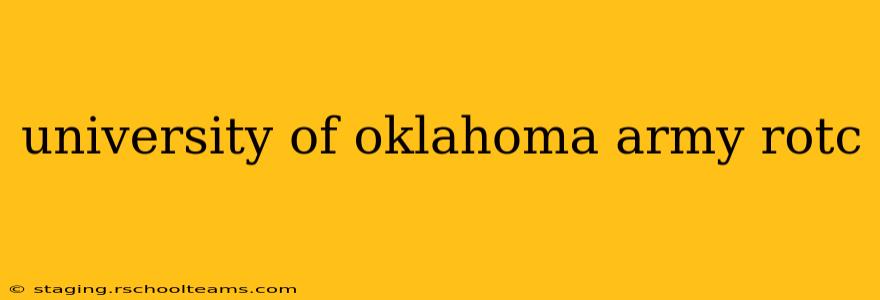 university of oklahoma army rotc