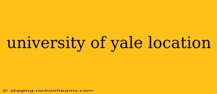 university of yale location