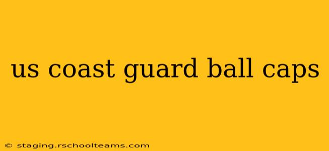 us coast guard ball caps