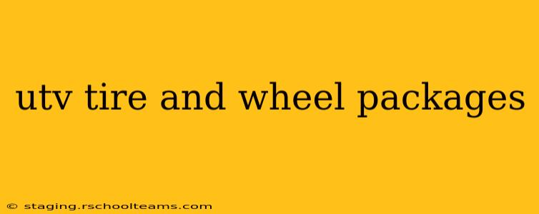 utv tire and wheel packages