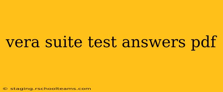 vera suite test answers pdf