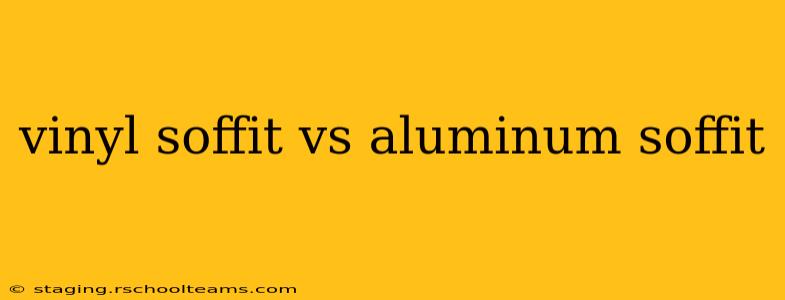 vinyl soffit vs aluminum soffit