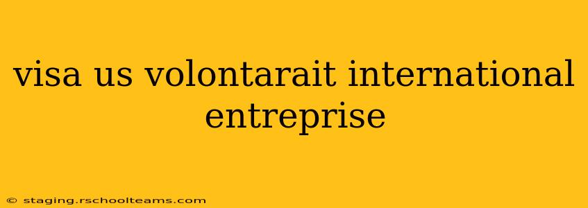 visa us volontarait international entreprise