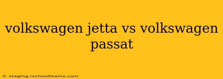 volkswagen jetta vs volkswagen passat