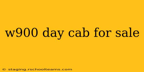 w900 day cab for sale