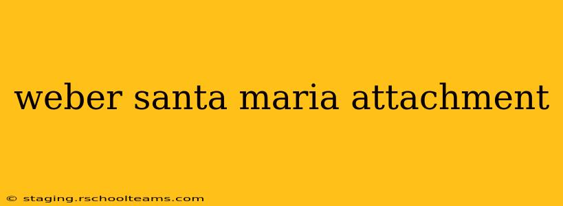 weber santa maria attachment