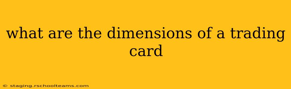 what are the dimensions of a trading card