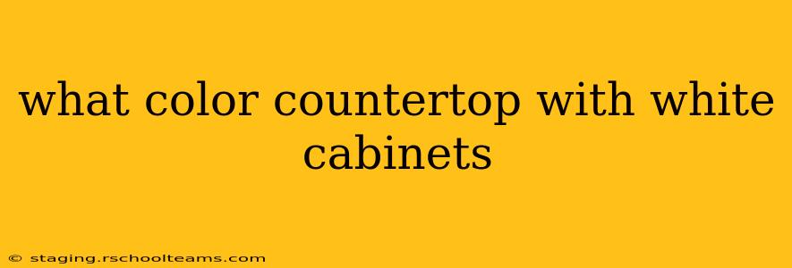 what color countertop with white cabinets