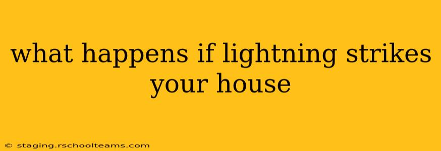what happens if lightning strikes your house