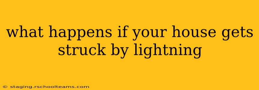 what happens if your house gets struck by lightning