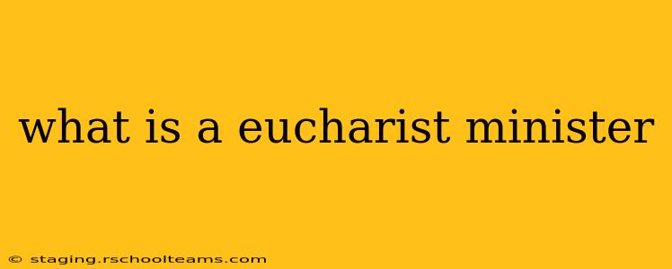what is a eucharist minister