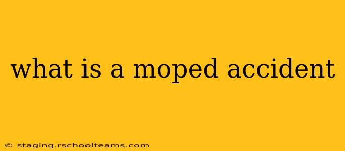 what is a moped accident