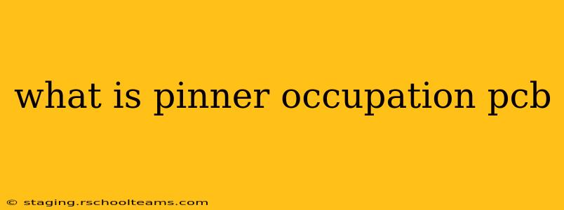 what is pinner occupation pcb