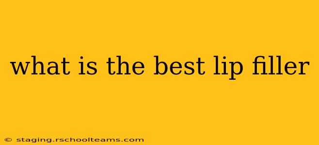 what is the best lip filler