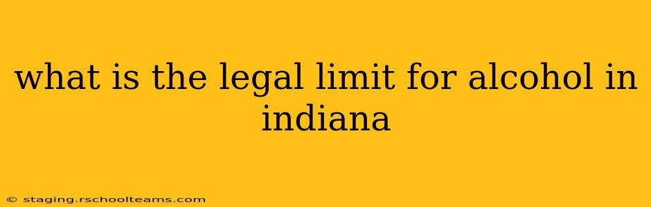 what is the legal limit for alcohol in indiana