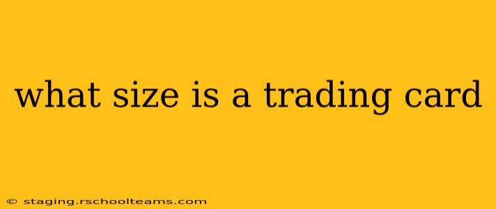 what size is a trading card