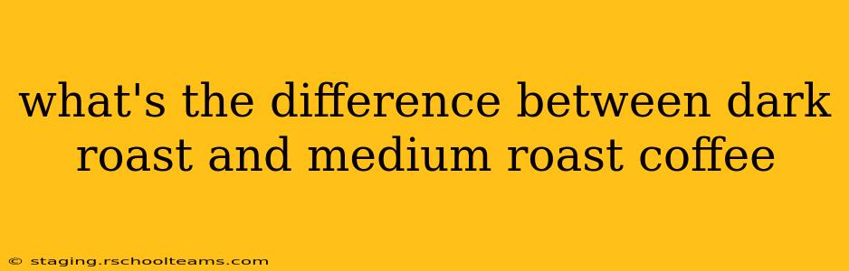 what's the difference between dark roast and medium roast coffee