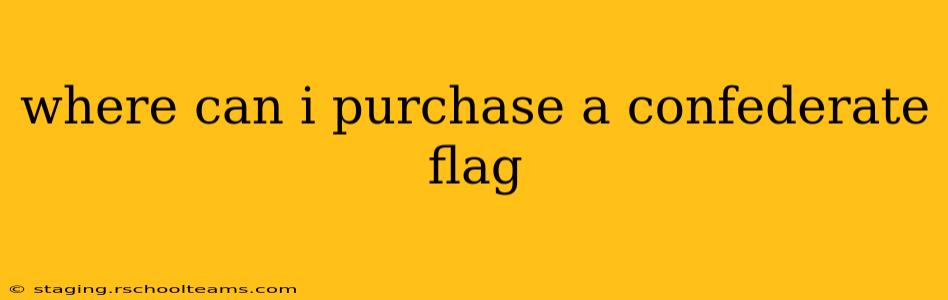 where can i purchase a confederate flag