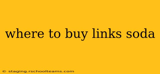 where to buy links soda