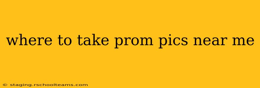 where to take prom pics near me