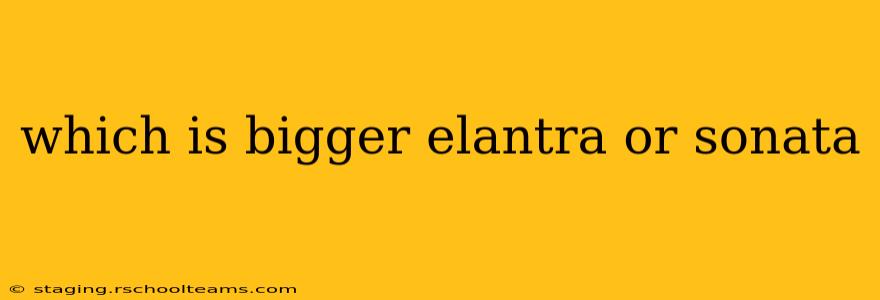 which is bigger elantra or sonata