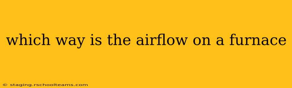 which way is the airflow on a furnace